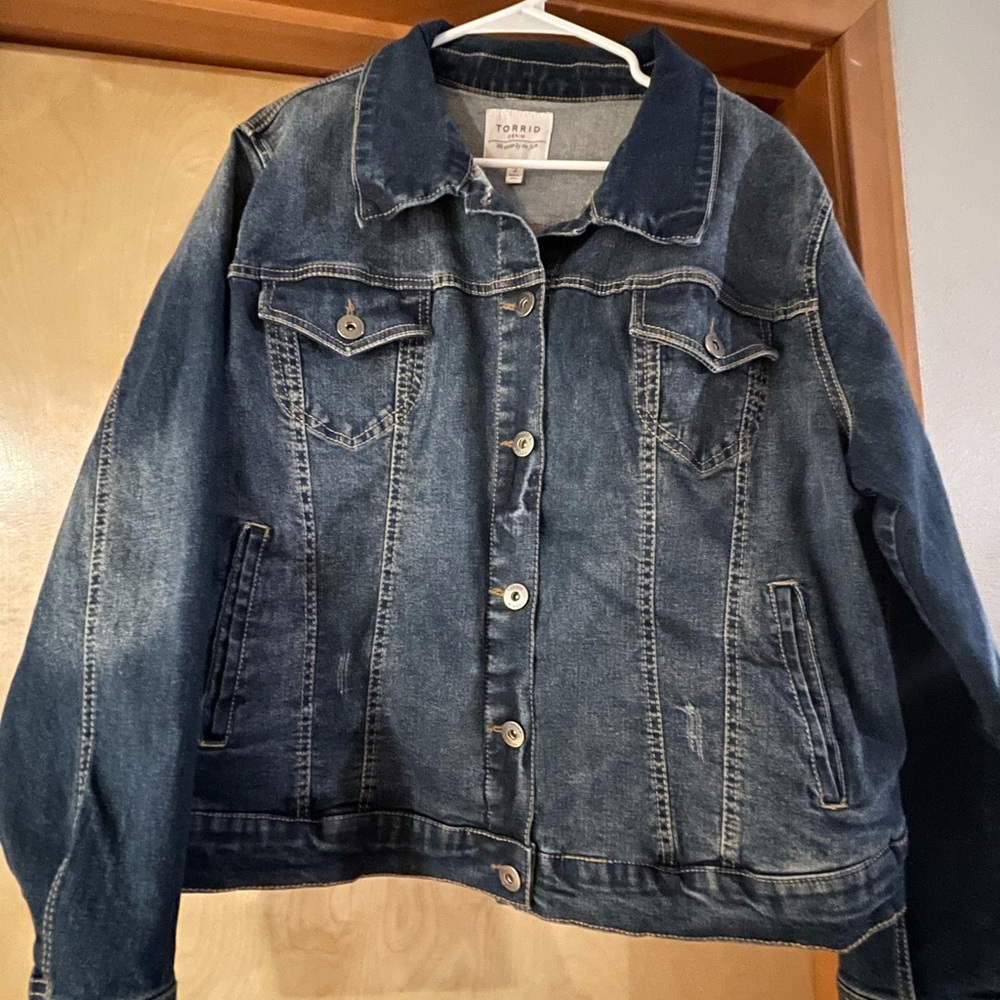 TORRID Medium Wash Denim Jacket